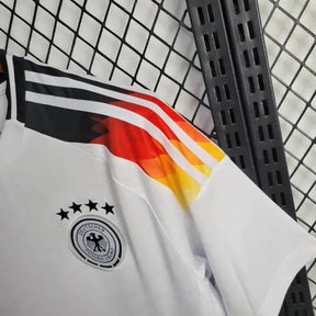 "Camisa Alemanha Home 24/25 - Torcedor Masculina Branca e Laranja - Netmantos"
