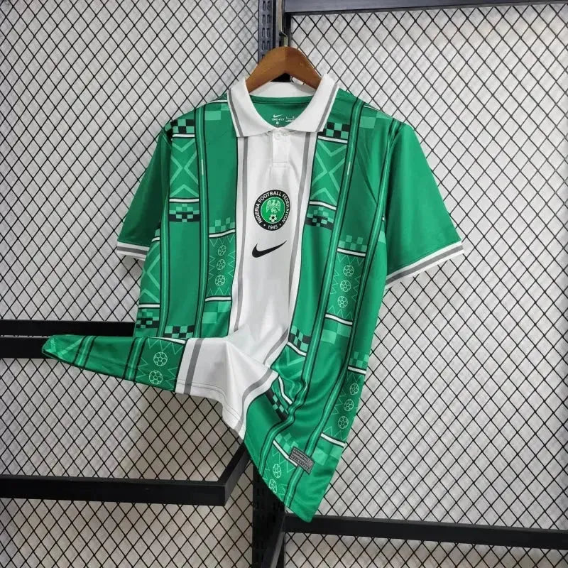 "Camisa Nigéria 24/25 - Torcedor Masculina Verde - Netmantos"