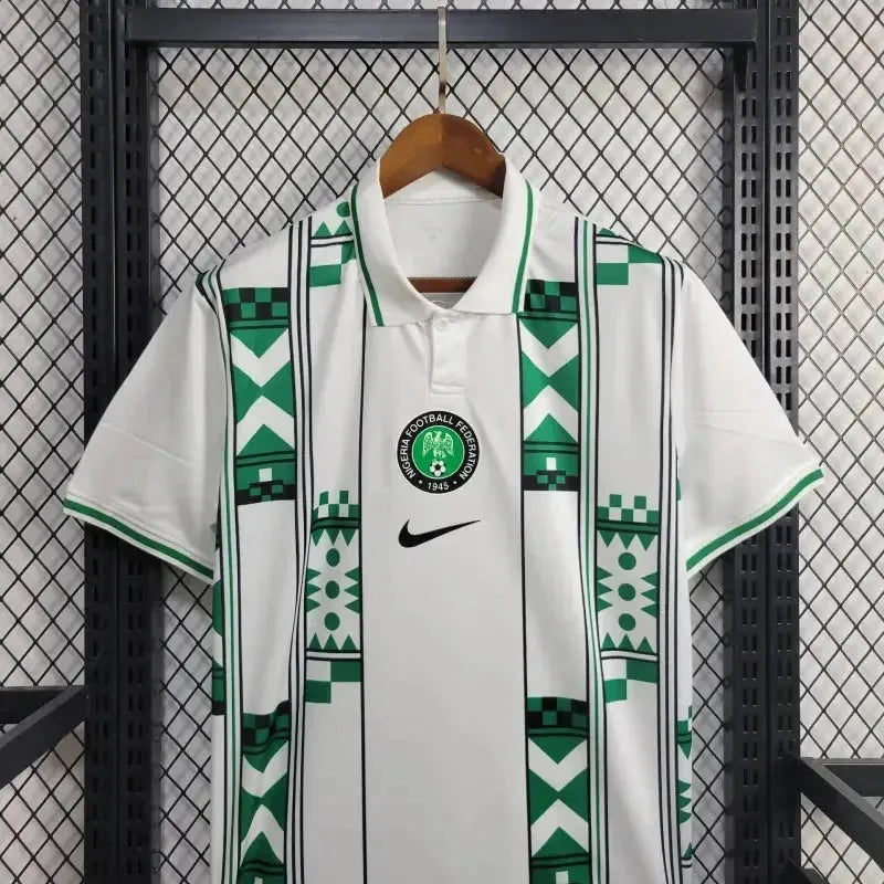 "Camisa Nigéria 24/25 - Torcedor Masculina Branca - Netmantos"