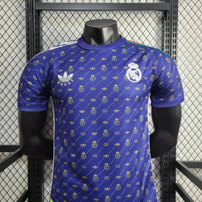 "Camisa Real Madrid Edição Especial Gucci 24/25 - Jogador Masculina Roxa - Netmantos"