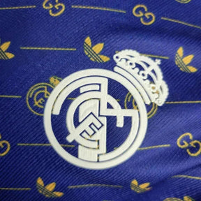 "Camisa Real Madrid Edição Especial Gucci 24/25 - Jogador Masculina Roxa - Netmantos"