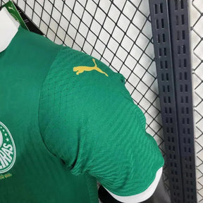"Camisa Palmeiras Home 24/25 - Jogador Masculina Verde + Patch Brasileirão e Avanti + Patrocínios - Netmantos"