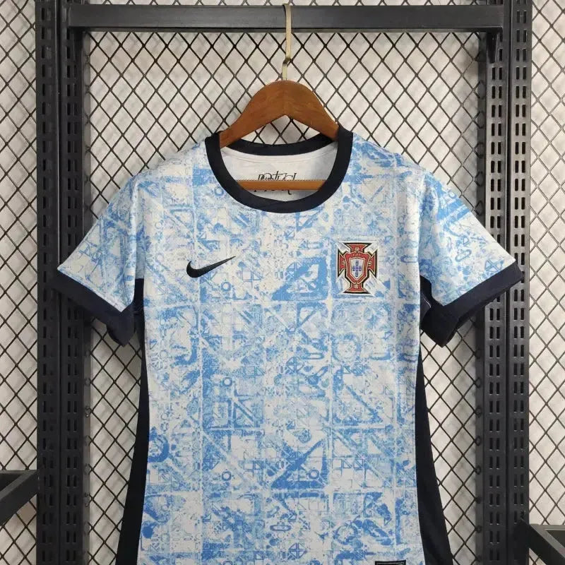 "Camisa Portugal Away 24/25 - Torcedor Feminina Azul - Netmantos"