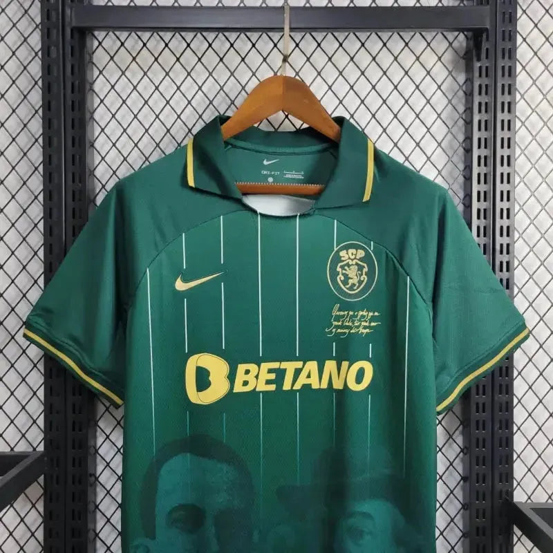 "Camisa Sporting 24/25 - Torcedor Masculina Verde - Netmantos"