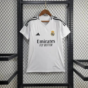 "Camisa Real Madrid Home 24/25 - Torcedor Feminina Branca - Netmantos"