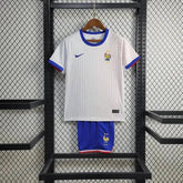 "Camisa França Away 24/25 - Torcedor Infantil Branca - Netmantos"