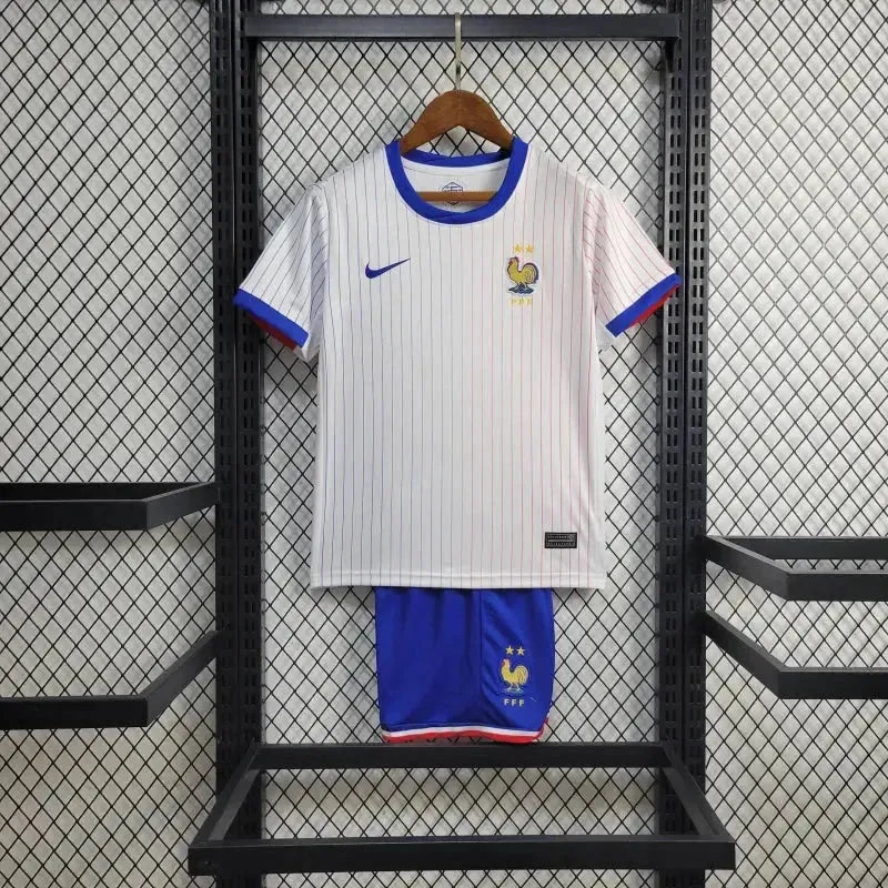 "Camisa França Away 24/25 - Torcedor Infantil Branca - Netmantos"