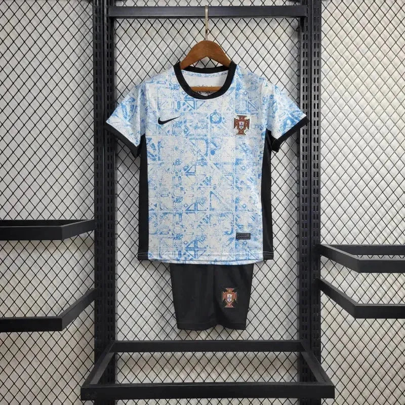 "Camisa Portugal Away 24/25 - Torcedor Infantil Azul - Netmantos"