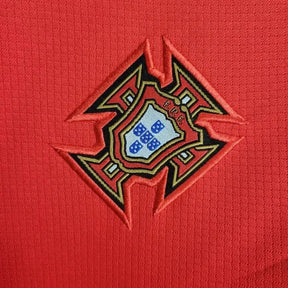 "Camisa Portugal Home 24/25 - Torcedor Infantil Vermelha - Netmantos"