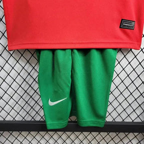"Camisa Portugal Home 24/25 - Torcedor Infantil Vermelha - Netmantos"