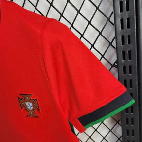 "Camisa Portugal Home 24/25 - Torcedor Infantil Vermelha - Netmantos"