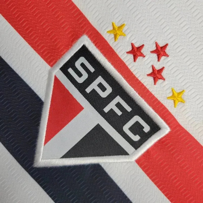 "Camisa São Paulo Home 24/25 - Torcedor Infantil Branca New Balance - Netmantos"