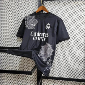 "Camisa Real Madrid Fourth Y3 24/25 - Torcedor Masculina Preta - Netmantos"