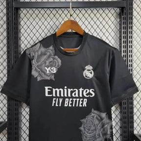 "Camisa Real Madrid Fourth Y3 24/25 - Torcedor Masculina Preta - Netmantos"