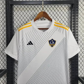 "Camisa LA Galaxy Home 24/25 - Torcedor Masculina Branca e Amarela - Netmantos"