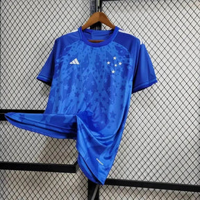 "Camisa Cruzeiro 24/25 - Torcedor Masculina Azul Patrocínio Coca-Cola - Netmantos"