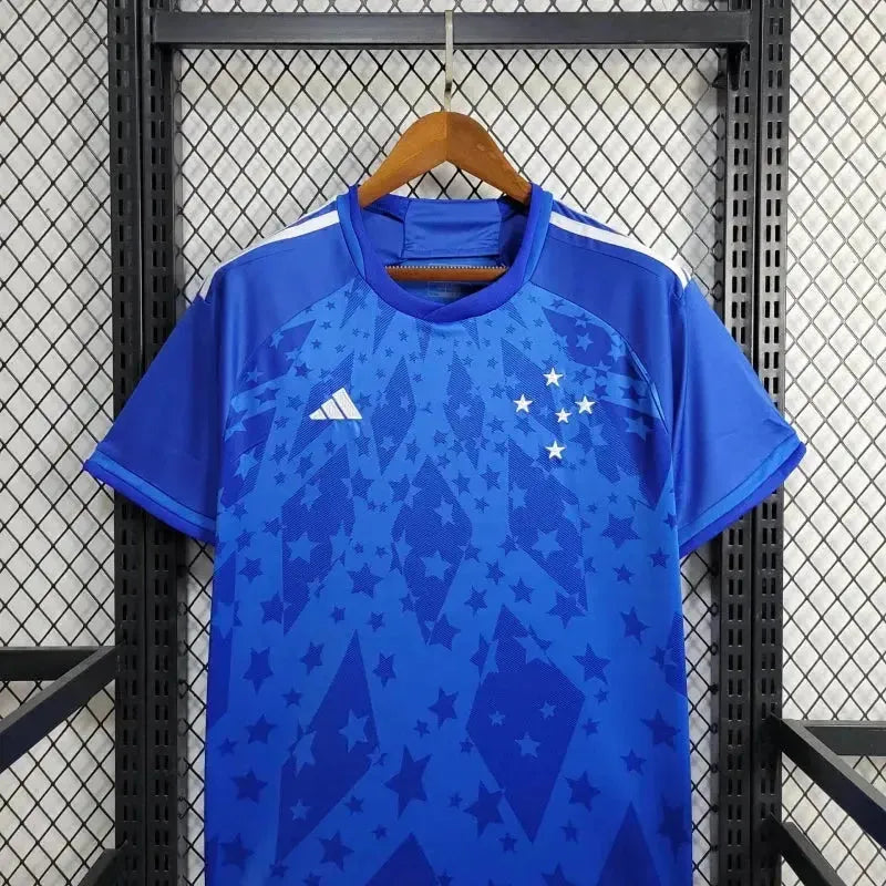 "Camisa Cruzeiro 24/25 - Torcedor Masculina Azul Patrocínio Coca-Cola - Netmantos"