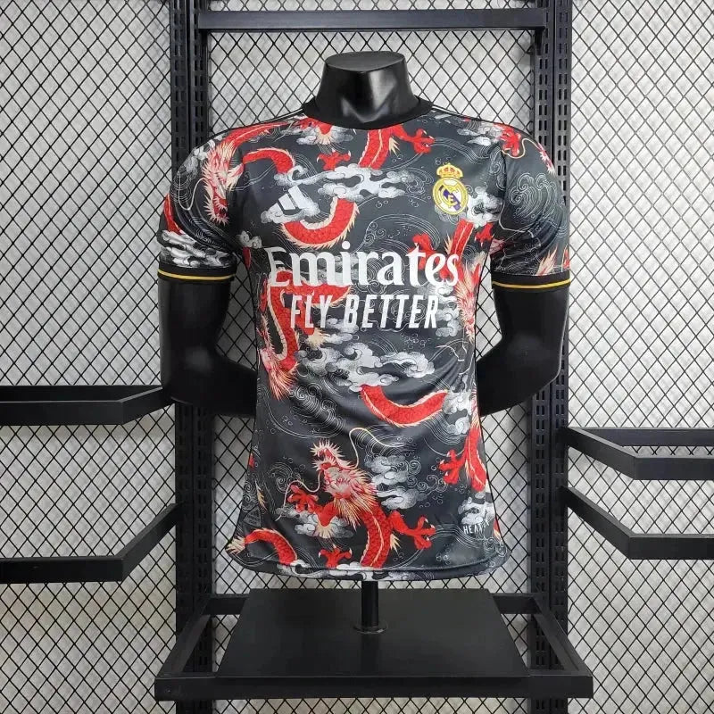 "Camisa Real Madrid Edição Especial 24/25 - Jogador Masculina Dragão - Netmantos"
