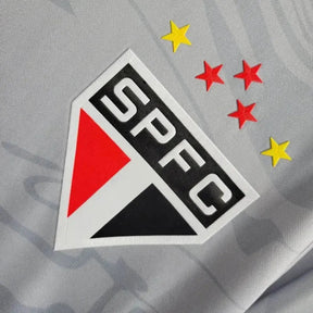"Camisa São Paulo Treino 24/25 - Torcedor Masculina New Balance Cinza - Netmantos"