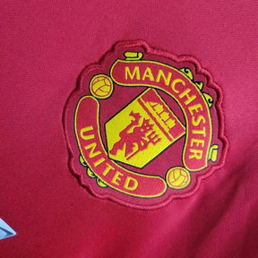 "Camisa Manchester United Retrô Home 16/17 - Torcedor Masculina Vermelha Chevrolet - Netmantos"