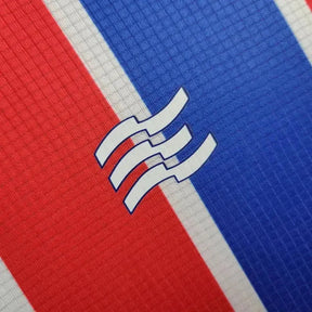 "Camisa Bahia Edição Aniversário 24/25 - Torcedor Masculina Vermelha e Azul Oito-Oito - Netmantos"