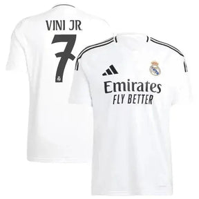 "Camisa Real Madrid Home 24/25 - Torcedor Masculina Branca + Todos os Patches - Netmantos"