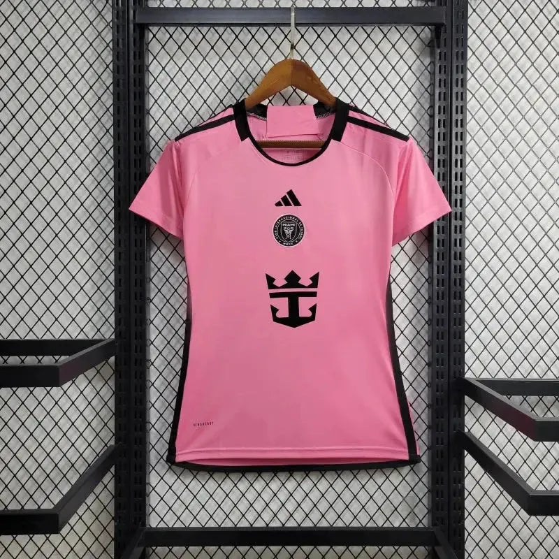 "Camisa Inter Miami Home 24/25 - Torcedor Feminina Rosa - Netmantos"
