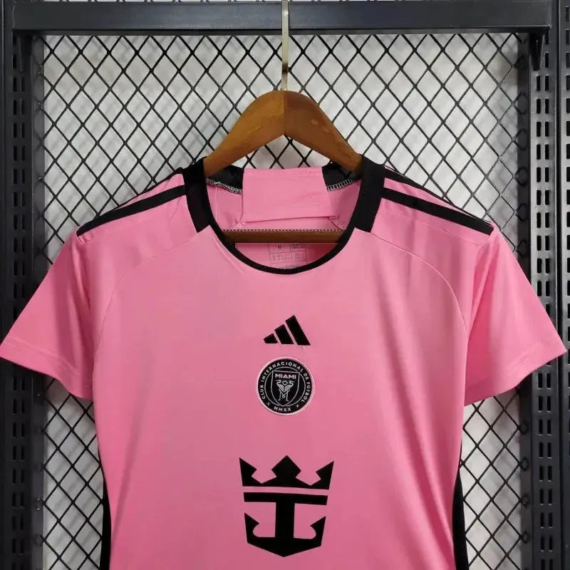 "Camisa Inter Miami Home 24/25 - Torcedor Feminina Rosa - Netmantos"