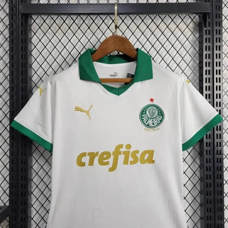 "Camisa Palmeiras Away 24/25 - Torcedor Feminina Branca - Netmantos"