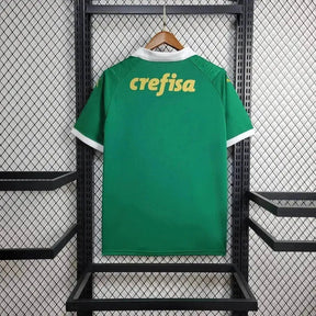 "Camisa Palmeiras Home 24/25 - Torcedor Masculina Verde + Patch Brasileirão e Avanti + Patrocínios - Netmantos"