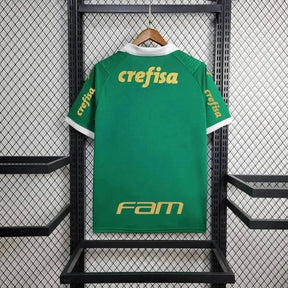 "Camisa Palmeiras Home 24/25 - Torcedor Masculina Verde + Patch Brasileirão e Avanti + Patrocínios - Netmantos"