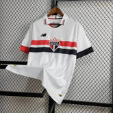 "Camisa São Paulo Home 24/25 - Torcedor Masculina New Balance Branca + Patch Copa do Brasil + Patrocínios - Netmantos"