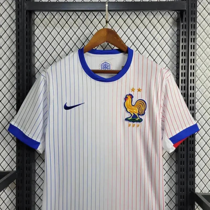 "Camisa França Away 24/25 - Torcedor Masculina Branca - Netmantos"