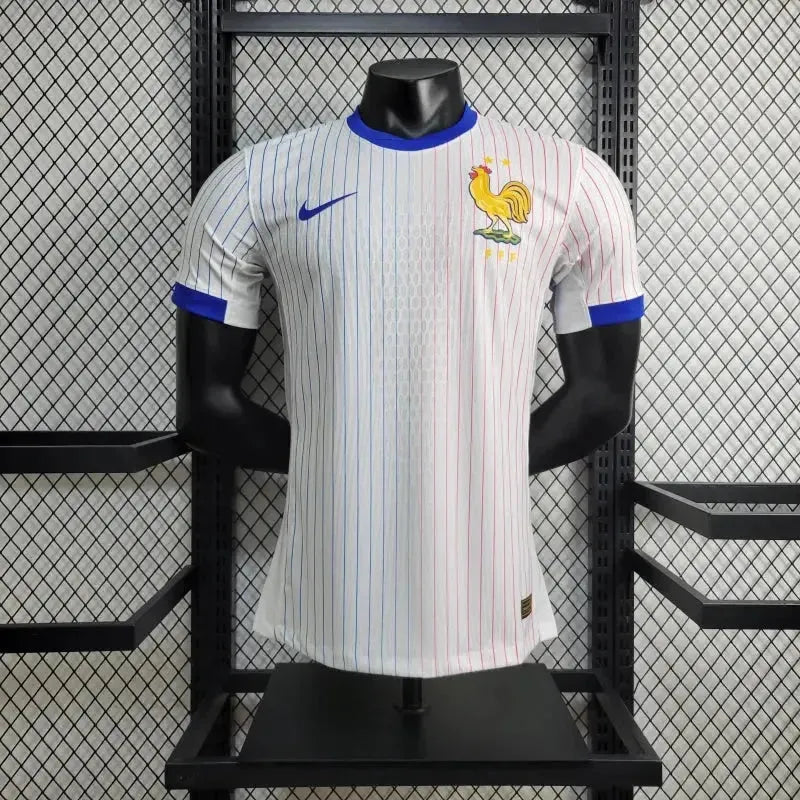 "Camisa França Away 24/25 - Jogador Masculina Branca - Netmantos"