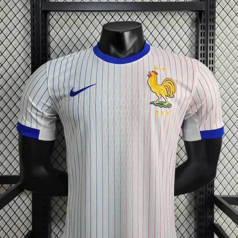 "Camisa França Away 24/25 - Jogador Masculina Branca - Netmantos"