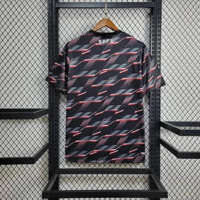 "Camisa São Paulo Treino 24/25 - Torcedor Masculina Preta - Netmantos"