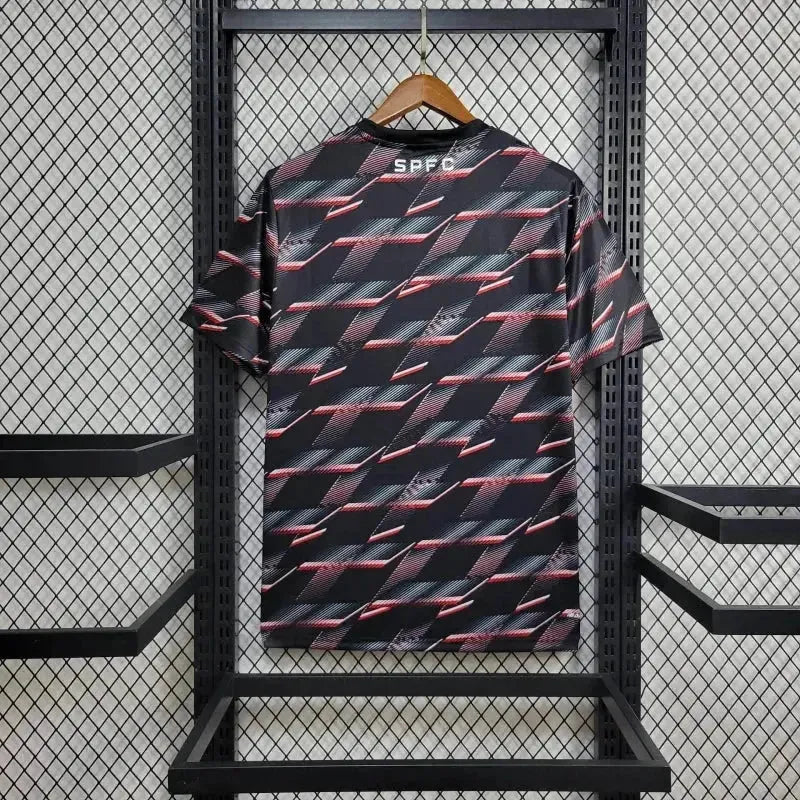 "Camisa São Paulo Treino 24/25 - Torcedor Masculina Preta - Netmantos"