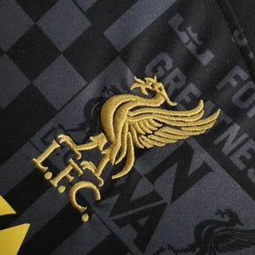 "Camisa Liverpool x Lebron James 24/25 - Torcedor Masculina Preta e Dourada - Netmantos"