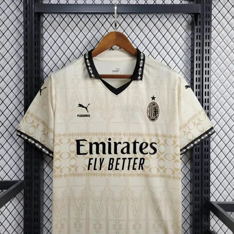 "Camisa AC Milan Fourth 24/25 - Torcedor Masculina Branca - Netmantos"