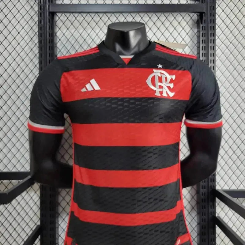 "Camisa Flamengo Home 24/25 - Jogador Masculina + Patch Two Nations, One Passion - Netmantos"