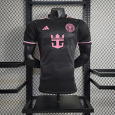 "Camisa Inter Miami Away 24/25 - Jogador Masculina Preta - Netmantos"