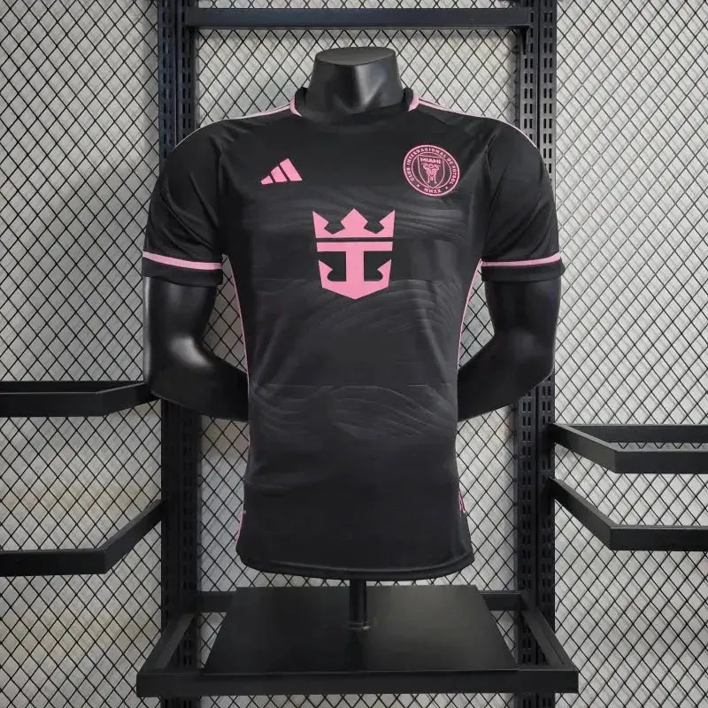"Camisa Inter Miami Away 24/25 - Jogador Masculina Preta - Netmantos"