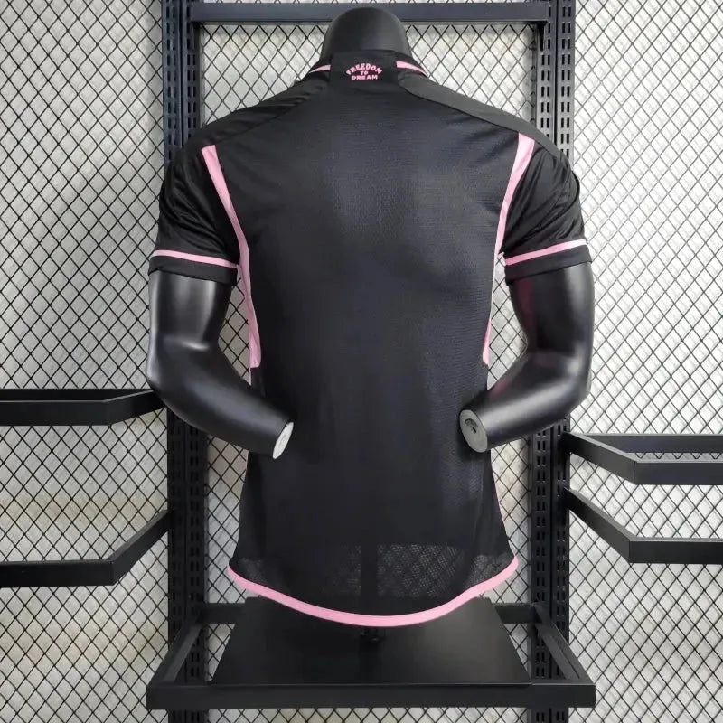 "Camisa Inter Miami Away 24/25 - Jogador Masculina Preta - Netmantos"
