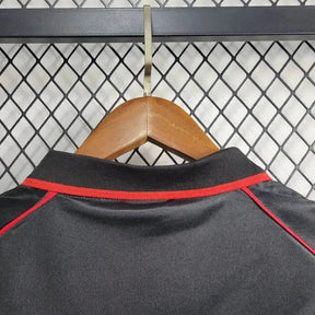 "Camisa AC Milan Away Retrô 1998/99 - Torcedor Masculina Preta e Vermelha - Netmantos"