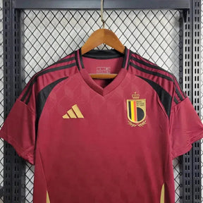 "Camisa Bélgica Home 24/25 - Torcedor Masculina Vermelha - Netmantos"