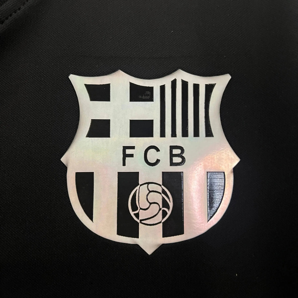 "Camisa Barcelona BALMAIN 24/25 - Torcedor Masculina Refletiva Preta - Netmantos"