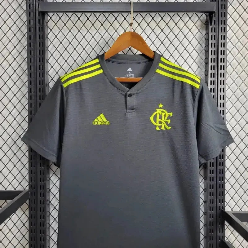 "Camisa Flamengo Retrô 2019/20 - Torcedor Masculina Cinza e Verde - Netmantos"