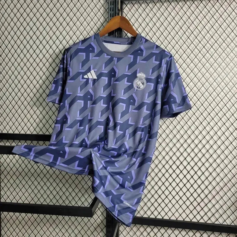 "Camisa Real Madrid Treino 24/25 - Torcedor Masculina Roxa - Netmantos"