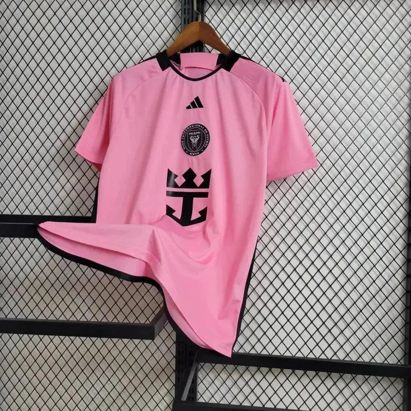 "Camisa Inter Miami Home 24/25 - Torcedor Masculina Rosa - Netmantos"