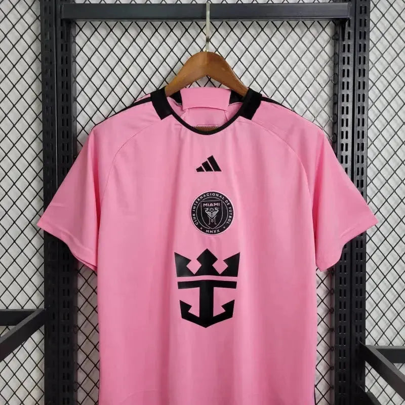 "Camisa Inter Miami Home 24/25 - Torcedor Masculina Rosa - Netmantos"
